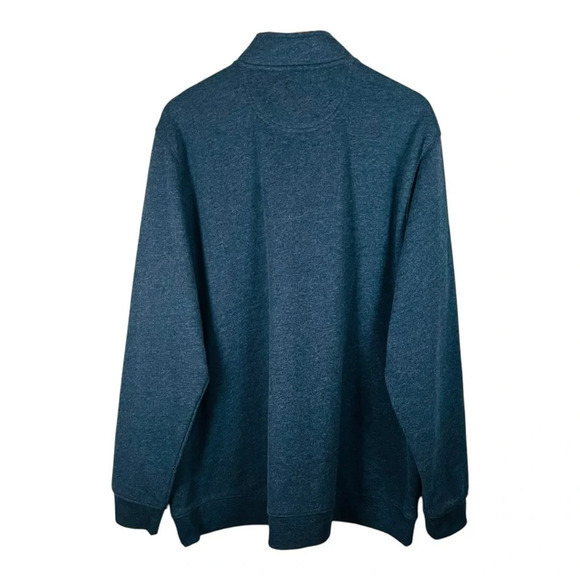 Croft & Barrow Extra Soft 1/4 Zip Fleece‎ Pullover Gray Blue Men Size XXL - Picture 4 of 5